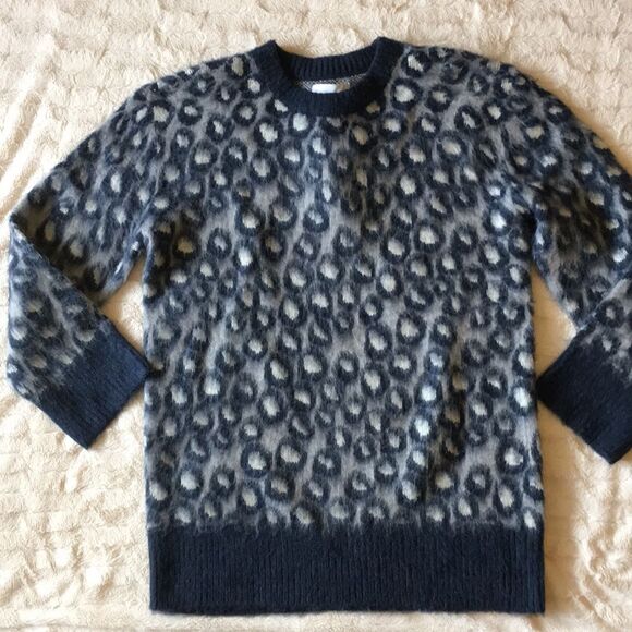 Current Elliot Cali Leopard Oversized Sweater - Picture 2 of 7